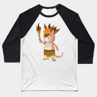 Maskot PON PAPUA 2021 Kangpho Obor Baseball T-Shirt